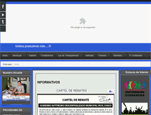 Tablet Screenshot of elchaco.gob.ec